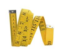 Zambuph Metro a nastro da cucito Per Scala trasparente Tessuto da sarto Corpo flessibile Morbido piatto Marcatura Righello Girovita Braccio Centimetro metro