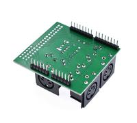 Zambuph MIDI Shield Breakout Board Collegamento del modulo del circuito manuale Sostituzione della piastra dell'adattatore dell'interfaccia digitale Accessorio suono musicale