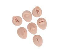 Zambuph Modello di pratica in silicone per le parti del corpo, simulazione di piercing, formazione essenziale per artisti, riutilizzabile, aiuta i principianti a migliorare