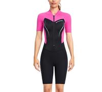 Zambuph Mute da 1,5 mm Muta da Sub per Coppia Ultrasottile Tuta ad Asciugatura Rapida con Zip Frontale Tuta Surf a Prova di Sole, Donne/Rosa, l