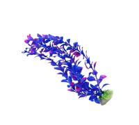 Zambuph Oasi subacquea con erbe artificiali Decorazioni per acquari ABS Piante acquatiche artificiali Erbe Buone di facile manutenzione, viola