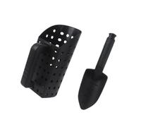 Zambuph Pala di sabbia professionale antiruggine Strumento di rilevamento del metallo impermeabile Strumenti estrazione dell'oro staccabili Esplorazione Prospezione