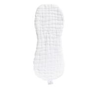 Zambuph Pannolini per neonati a 12 strati per pantaloni per pannolini per neonati per domestico traspiranti resistenti all'usura Inserti lavabili urinari, Bianco, 47x16 cm