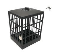 Zambuph Porta di ricarica riservata per biblioteche e sale studio, ecc. Può caricare il cellulare tramite cavo quando è bloccato. Cassetta di sicurezza multiuso per telefono, efficace per limitare