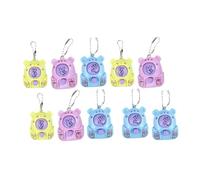 Zambuph Portachiavi giocattolo portatile da boxe con indovinelli, elegante e carino, per feste di compleanno e baby shower per ragazzi e ragazze, forbici, sasso, carta,