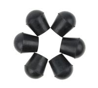 Zambuph Punte da passeggio resistenti, punta in gomma per bastoni, adatte a stampelle e sedie a rotelle, con fondo arrotondato per evitare che le punte dei bastoni scivolino e danneggino il pavimento.