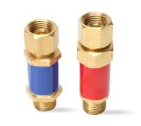 Zambuph Saldatore con adattatore filettato per di saldatura con scaricatore di ritorno fiamma da 2 pezzi