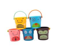 Zambuph Secchiello per il bagnetto colorato per neonati, mini tazze, giocattoli per l'acqua, regali per neonati in età prescolare, feste di compleanno, molto adatti alle piccole mani dei bambini per