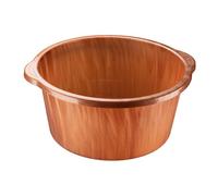 Zambuph Secchio per pediluvio Vasca portatile Lavabo per pedicure ispessito Rilassante dopo una lunga giornata Vaschetta per pediluvio in PP Massaggio Rilassamento Lavabo per , Marrone , S