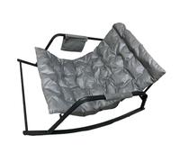 Zambuph Sedia a dondolo doppia, soluzione versatile per, Grigio, 126x91x69cm