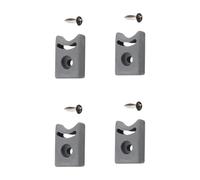 Zambuph Set di blocchi di posizionamento durevoli, accessori e fermi in gomma per pulegge per porte doccia che limitano il movimento e l'imbottitura Set blocchi