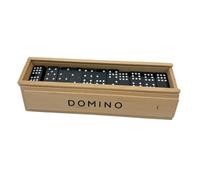 Zambuph Set di giochi da tavolo classici, Domino Double Nine, custodia portatile per introdurre i nuovi giocatori al divertimento del domino, stimolando la comunicazione e il pensiero strategico. con