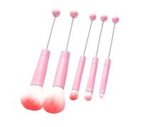 Zambuph Set di pennelli per il trucco squisiti, pennelli cosmetici professionali per sfumare le sopracciglia, fai da te e trucco straordinario, set di perline professionali da viaggio