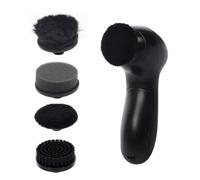 Zambuph Spazzola per la pulizia del lucido da scarpe elettrico Set di macchine per lucidatura a comando elettrico Dispositivo per olio pulito tascabile portatile per la casa