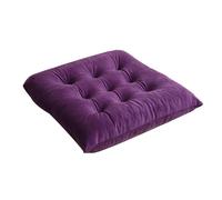 Zambuph Squisito cuscino per tavolo da pranzo morbido e confortevole e il tessuto peluche è un cuscino in velluto di cristallo caldo e confortevole, viola, Misura grande 45X45