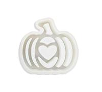 Zambuph Stampo in silicone riutilizzabile per zucca per la creazione di candele Gel di silice Raccolta carrello zucca Ornamento Decorazione Halloween, X626