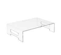 Zambuph Supporto per laptop Ottimo materiale Fermezza Stabile durata Maniglie per il trasporto Supporti per computer trasparenti ed eleganti per ufficio a casa