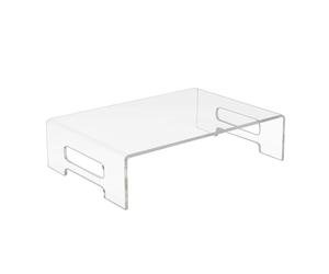 Zambuph Supporto per laptop Ottimo materiale Fermezza Stabile durata Maniglie per il trasporto Supporti per computer trasparenti ed eleganti per ufficio a casa