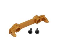 Zambuph Supporto per paraurti con piastra anteriore in lega di alluminio per Axial 1/10 SCX10 RC Crawler Aspetto durevole ed elegante per Axial 1/10, Giallo