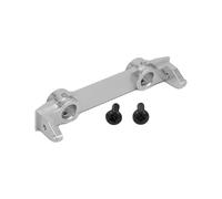 Zambuph Supporto per paraurti con piastra anteriore in lega di alluminio per Axial 1/10 SCX10 RC Crawler Aspetto durevole ed elegante per Axial 1/10, Argento
