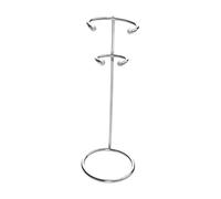 Zambuph Supporto per sbattitore in acciaio inossidabile Supporto portatile per espositore Salvaspazio Costruzione robusta per montalatte realizzato in acciaio inossidabile per montalatte da, Argento