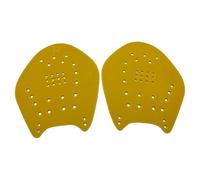Zambuph Swim Like Pro Attrezzatura generale da uomo e da donna Gel di silice per pinne a mano con accessorio Palmo per l'allenamento del nuoto , giallo , L (19.5 x 23 cm)