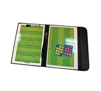 Zambuph Tavola Tattica da Calcio Pieghevole in Pelle Durevole Attrezzatura per Palla da Campo di Simulazione in PU Facile Scrivere, digitare+2