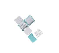 Zambuph Tavolozza per pittura acrilica professionale, versatile, per studenti e artisti che desiderano impegnarsi in modo creativo, tavolozza per acquerelli, Blu, 7.3x7x2.5 cm