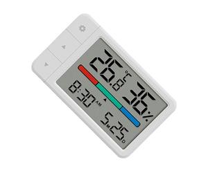 Zambuph Termometro e igrometro Versione Mini a Colpo d'occhio Visualizza Qualsiasi Stanza Magazzino Termometro Intelligente ABS Autunno o Inverno