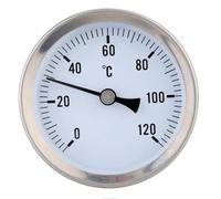 Zambuph Termometro Professionale in Acciaio Inossidabile per Tubo dell'Acqua Calda di Riscaldamento Indicatore della Temperatura del quadrante ad precisione Facile Installazione