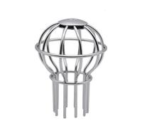 Zambuph Tubi robusti del Filtro del Filtro della Protezione Pallone con Le Protezioni della grondaia Protezione Foglia Tubo di Scarico Pavimento sferico dell'Acciaio Inossidabile, 50 Tubi