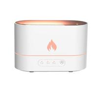Zambuph Umidificatore d'aria da 250 ml Ricarica Diffusore di oli essenziali Aroma Camera da letto per domestico Spruzzatore viaggio Spegnimento automatico, Bianco