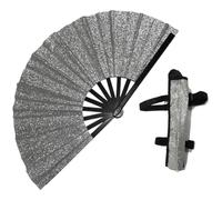 Zambuph Ventaglio di bambù alla moda per gli appassionati dei social media e molto adatto per ogni occasione. È un compagno essenziale, digitare+3