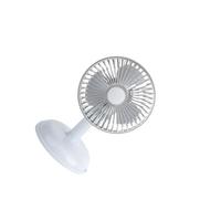 Zambuph Ventilatore portatile per casa e ufficio - Resta fresco e confortevole Ventilatore portatile ricaricabile a basso rumore con batteria da campeggio, Blu azzurro