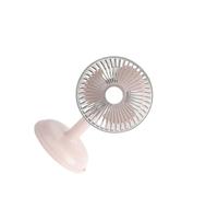 Zambuph Ventilatore portatile per casa e ufficio - Resta fresco e confortevole Ventilatore portatile ricaricabile a basso rumore con batteria da campeggio, rosa