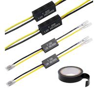 ZAMDOE 12 V Resistore di Potenza a LED per Moto Adattatore per indicatori di direzione a LED decoder Controller di correzione per Scooter correzione errori Controller per resistenze di lampeggiamento