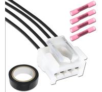 ZAMDOE 12495980 Connettore Cablaggio del Fanale Posteriore per Alfa Romeo 147 [2002-2010] per Fiat Grande Punto [2005-2021] Punto Evo [2009-2012] 4 Pin Fanale Posteriore con Cavo da 20 cm 46556347