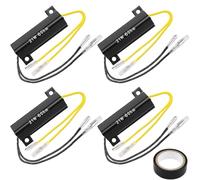 ZAMDOE 12V 21W 6Ohm resistenze di carico a LED per indicatori di direzione per Moto, Adattatore Universale per indicatori di direzione per Moto, Scooter, Quad, Fuoristrada, per Yamaha per Suzuki