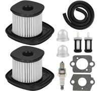 ZAMDOE 2 Pezzi BG86C Filtro dell'Aria di Ricambio per Stihl BG86 BG86C SH86 SH86C Soffiatore HD2 Filtro dell'Aria 4241 140 4400, 4241 140 4404, con Candela Filtro Carburante Linea Carburante