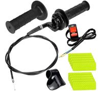 ZAMDOE 7/8" 22 mm Set di Cavi acceleratore a Torsione per Motori a 4 Tempi da 50 CC, 90 CC, 110 CC, 125 CC, 140 CC, 150 CC, 200 CC, 250 CC Mini Moto, Pit Bike, motociclette, Quad, Scooter, Dune Buggy