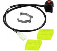 ZAMDOE 7/8 Pollici 22 mm Interruttore clacson Manubrio Moto Pulsante clacson Interruttore Manubrio Enduro Universale per Moto ATV Dirt Bike Pit Bike ciclomotore