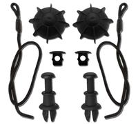 ZAMDOE Auto Cappelliera Posteriore Scaffale String per VW Golf Mk5 Mk6 Mk7 GTI Tiguan MK1 per Rabbit per Nissan Juke per Audi Q5 SQ5 Polo 5 6 R20-50cm Cavo di Lunghezza Cinghie universali 1K6863447A