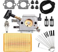 ZAMDOE BR420 BR400 Kit carburatore per Stihl SR320 SR340 SR380 SR400 SR420 BR320 BR340 BR380 BR400 BR420 Soffiatore a Zaino, con Filtro Aria Filtro Linea Carburante Spark Plg