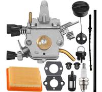 ZAMDOE Carburatore per Sthil FS120 FS200 FS020 FS202 FS250 FS250R FS300 FS350 FR350 FS120R FS200R BT120 BT120C BT121 SP200 TS200 HT250 Carburatore per decespugliatore 4134 120 0653 4134 120 0603