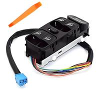 ZAMDOE Interruttore alzacristalli elettrici Anteriore Sinistro A2038210679 per Mercedes-Benz Classe C W203 C180 C200 C220 C230 C240 C270 C280 C30 C320 C350 Elemento di commutazione Lato conducente
