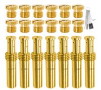 ZAMDOE Kit Getto Intermedio Principale carburatore per S&S Cycle Super B E G Evo TC E2 Adatto per Harley Davidson Big Twin dal 1984 in Poi 35-0995 Accessori, 7 getti intermedi e 12 getti Principali