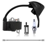 ZAMDOE Modulo Bobina di accensione per soffiatore per Stihl BG56 BG86 BG86C SH86 SH56 SH56C Foglie sostituisce 4241 400 1307, 4241 400 1306, 4241 1306 B, 4241-400-1320, con Candela, Filtro Carburante