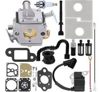 ZAMDOE MS170 Sostituzione del carburatore per Stihl 017 018 MS180 MS170C MS180C MS 170 MS 180 Motosega Sostituisci C1Q-S57 C1Q-S57A C1Q-S57B 1130-120-0603 Kit di Messa a Punto del carburatore