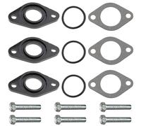 ZAMDOE PZ19 19mm Collettore Carburatore Guarnizione di Aspirazione Spacer Seal per 50cc 70cc 90cc 110cc 125cc Pit Dirt Bike ATV Quad Go-Kart Scooter (3 Set)