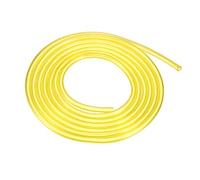 ZAMDOE Tubo Carburante per Gas 2 mm x 3,5 mm Tubo Flessibile per Carburante per falciatrici Decespugliatore per Motosega e Altri Utensili elettrici, Motori Comuni a 2 Tempi (4 m, Giallo)